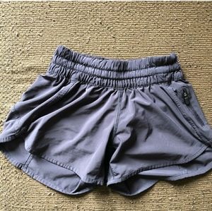Purple Lululemon Tracker Shorts V
